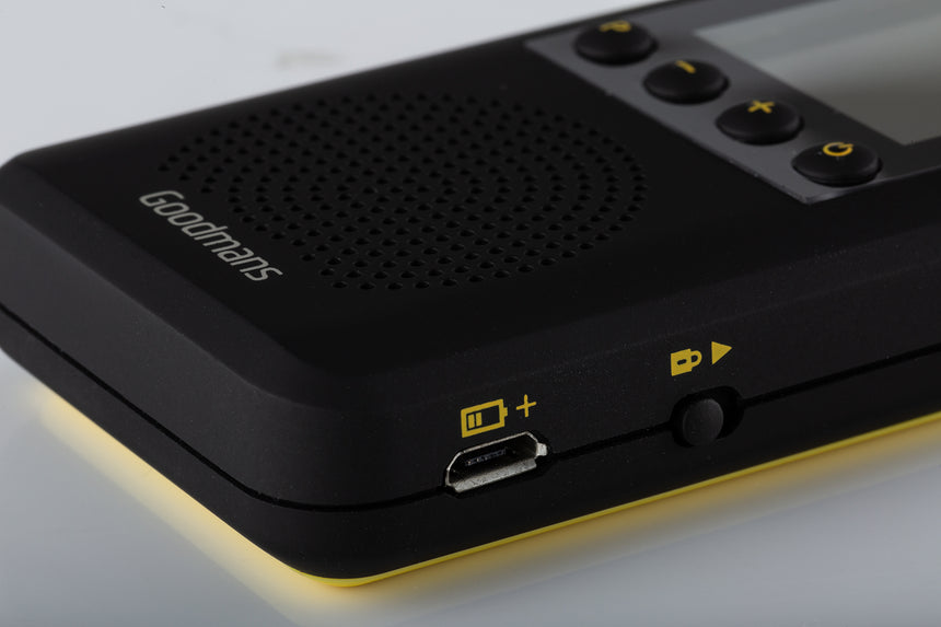 Goodmans Pocket DAB, Portable Digital Radio, Built-in Speaker, Rechargeable GDPRDAB detail3