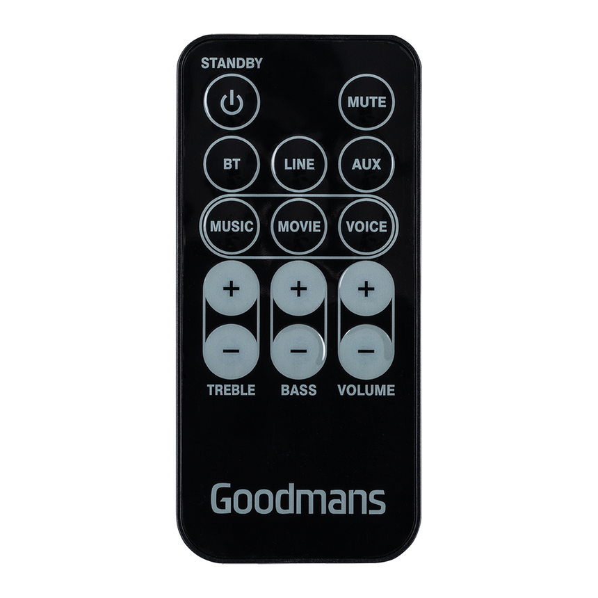 Goodmans GDSB02BT20 Remote Control