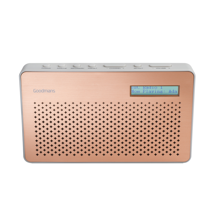 Canvas, Portable DAB Digital & FM RDS Radio, Battery Operated - Cooper CANVASCOP transparent background