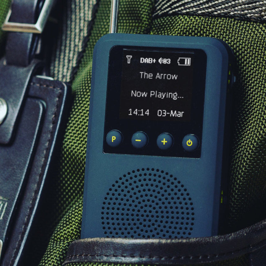 Goodmans Pocket DAB, Portable Digital Radio, Built-in Speaker, Rechargeable