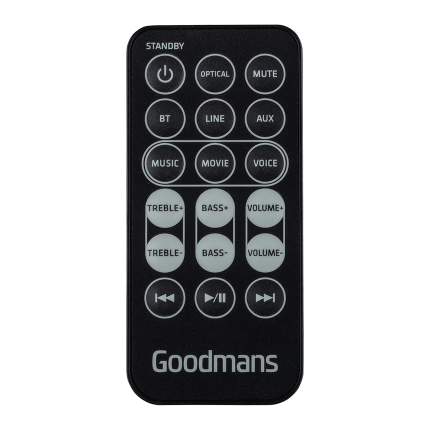 Goodmans GDSB04BT60 Remote Control