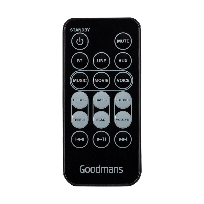 Goodmans GDSBT30CS Remote Control