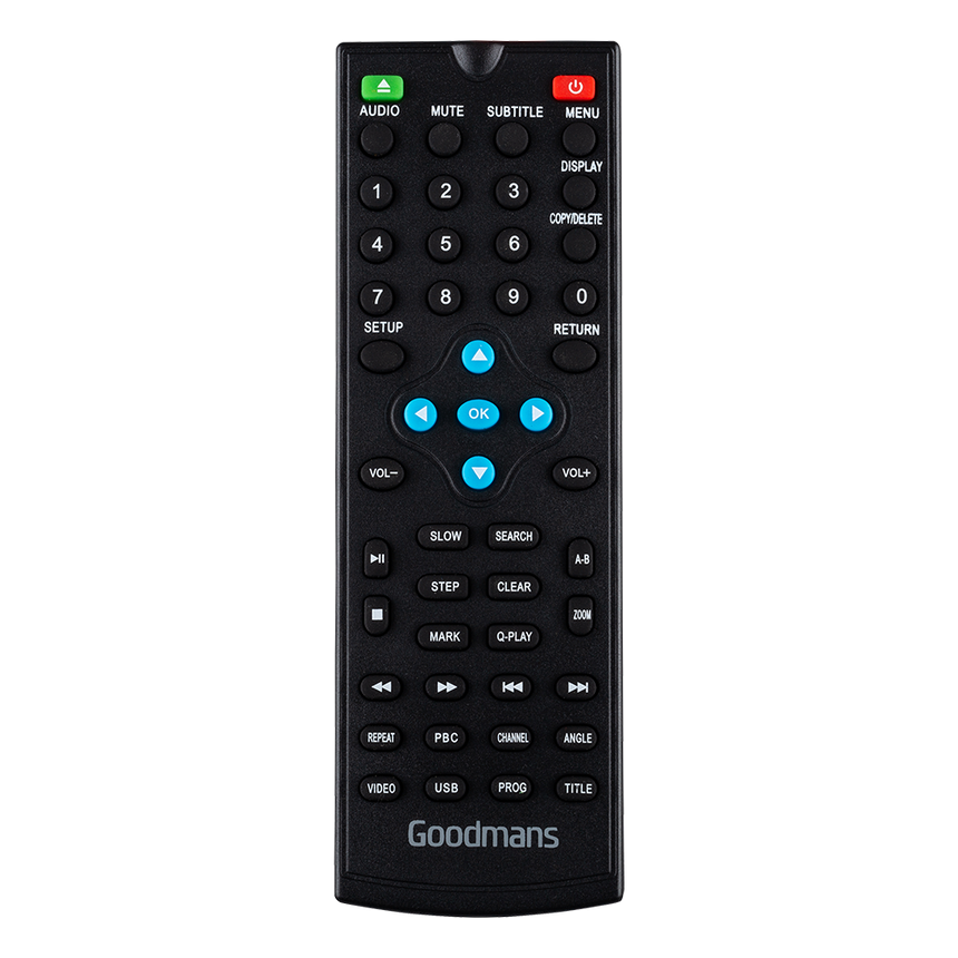 Goodmans GDVD02HDMI Remote Control