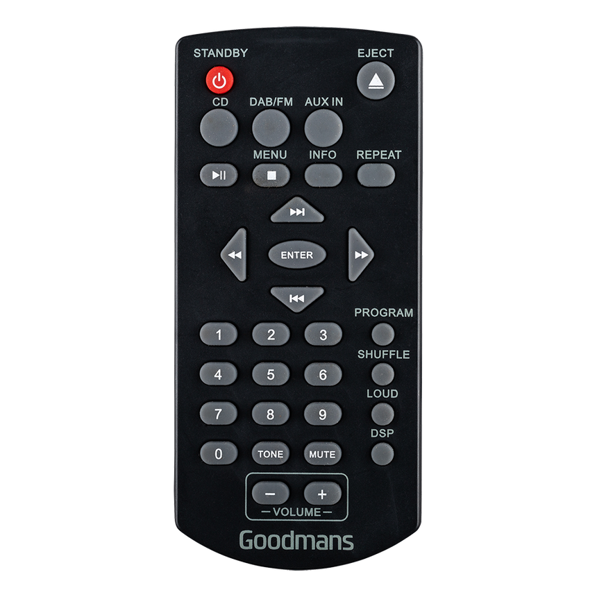 Goodmans MICRODAB10 Remote Control