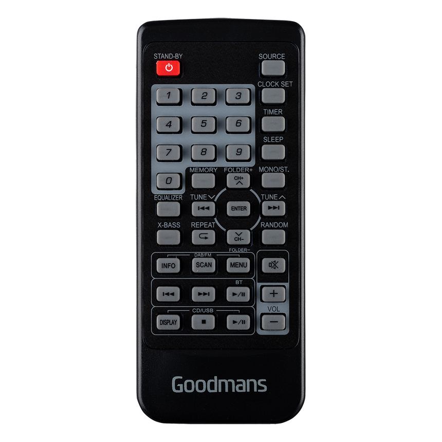 Goodmans MICRODAB18BT Remote Control